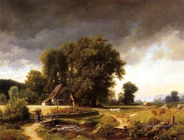 Westphalian Landscape Albert Bierstadt Oil Paintings